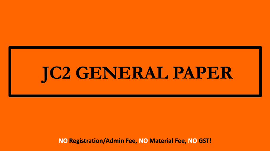 JC2 GENERAL PAPER